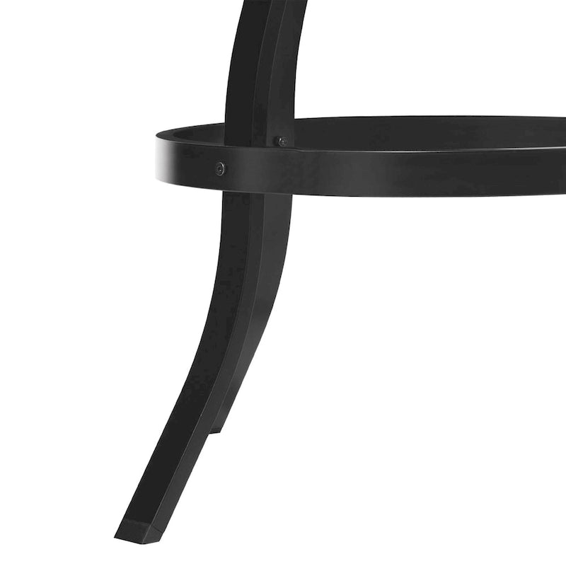 VredHom Outdoor Aluminum Swivel Bar Stools (Set of 2)