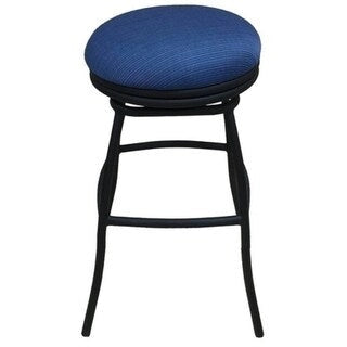 Bonnie 35inch Black Frame Outdoor Bar Stool