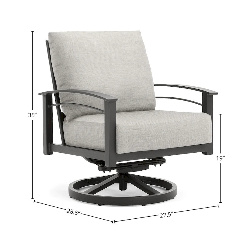 Stanford Cushion Sunbrella Swivel Rocker Lounge Chair