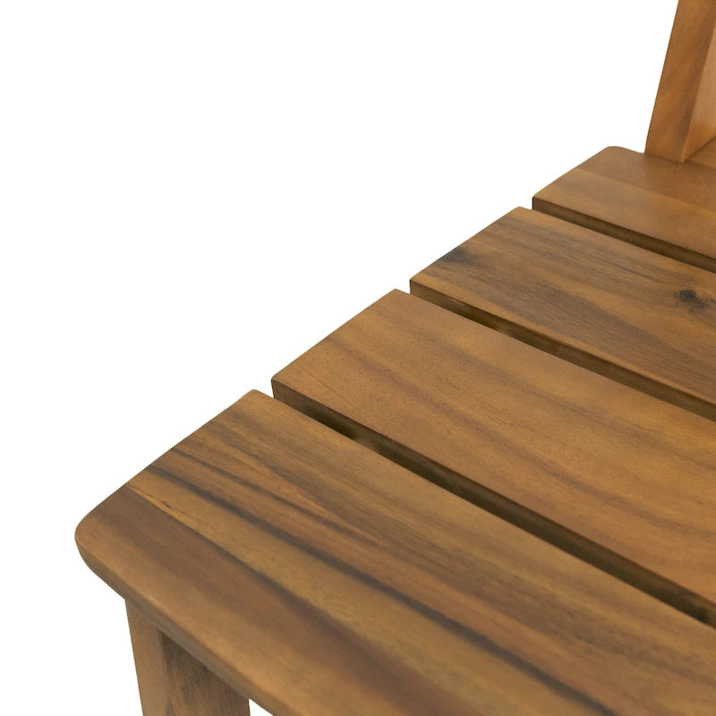Ashlyn Outdoor Acacia Wood Stool (Set of 2) by Christopher Knight Home - 17.00  L x 20.25  W x 40.50  H