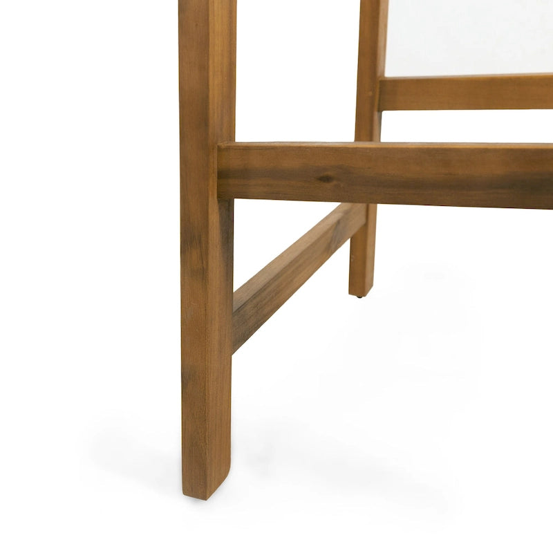 Ashlyn Outdoor Acacia Wood Stool (Set of 2) by Christopher Knight Home - 17.00  L x 20.25  W x 40.50  H