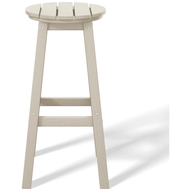 Polytrends Laguna Hdpe All Weather Outdoor Patio 29  Round Bar Stool
