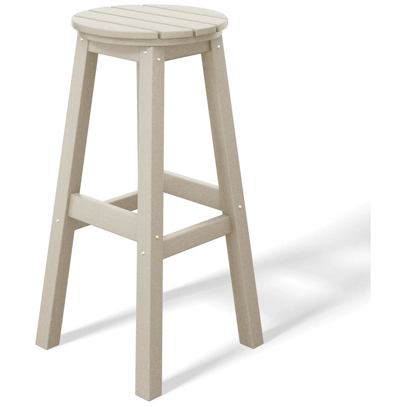 Polytrends Laguna Hdpe All Weather Outdoor Patio 29  Round Bar Stool