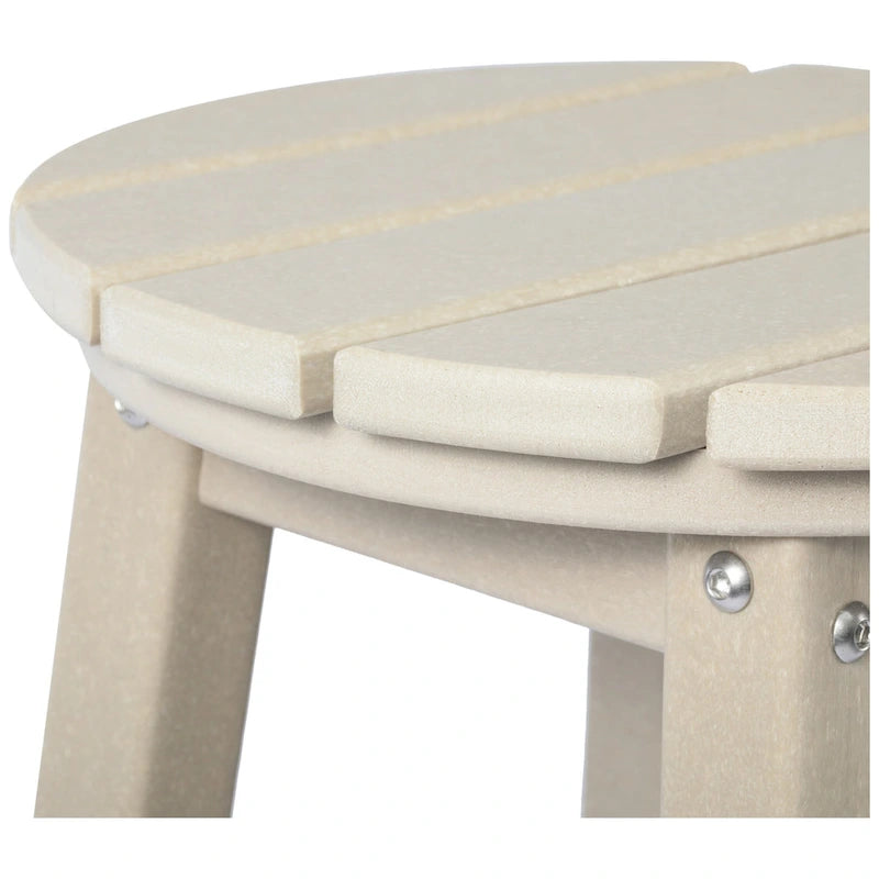 Polytrends Laguna Hdpe All Weather Outdoor Patio 29  Round Bar Stool