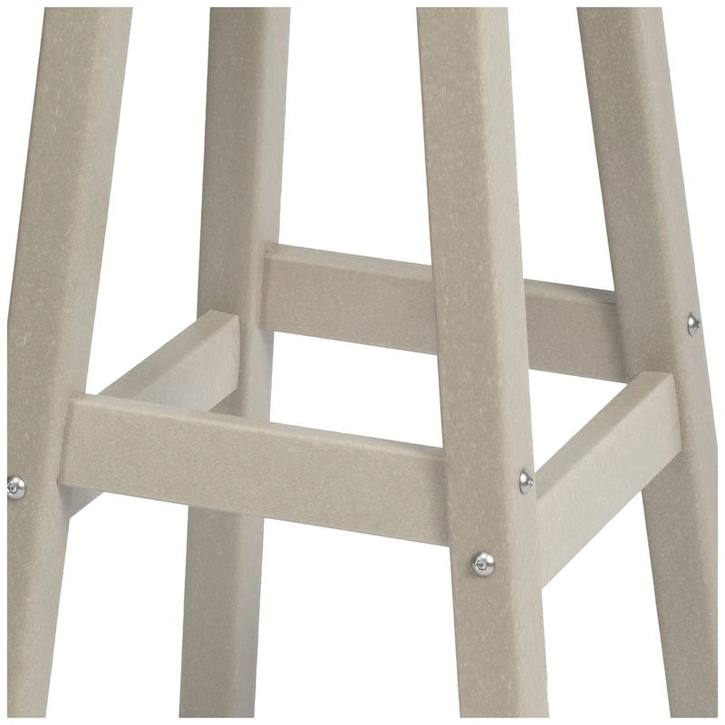 Polytrends Laguna Hdpe All Weather Outdoor Patio 29  Round Bar Stool
