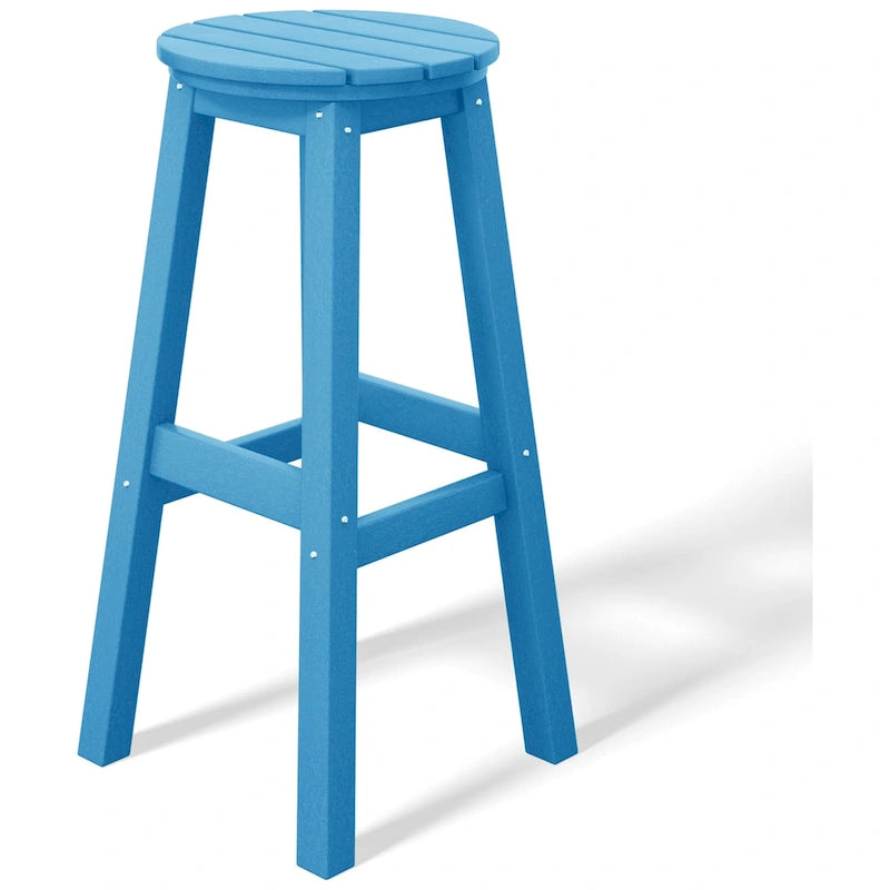 Polytrends Laguna Hdpe All Weather Outdoor Patio 29  Round Bar Stool