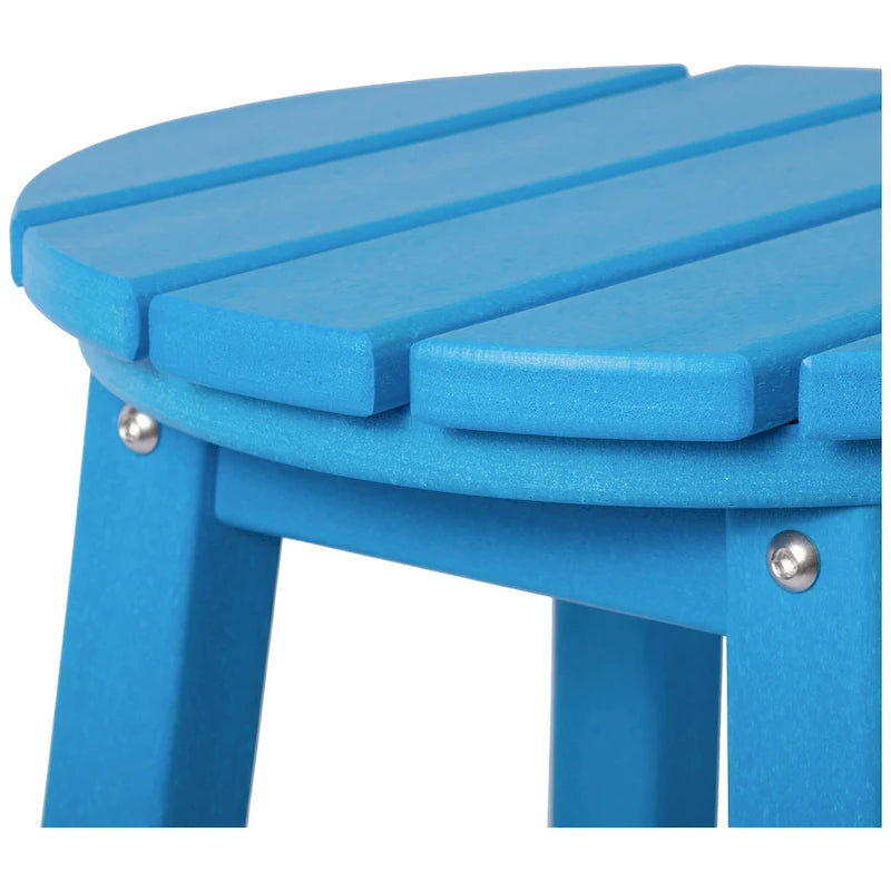 Polytrends Laguna Hdpe All Weather Outdoor Patio 29  Round Bar Stool