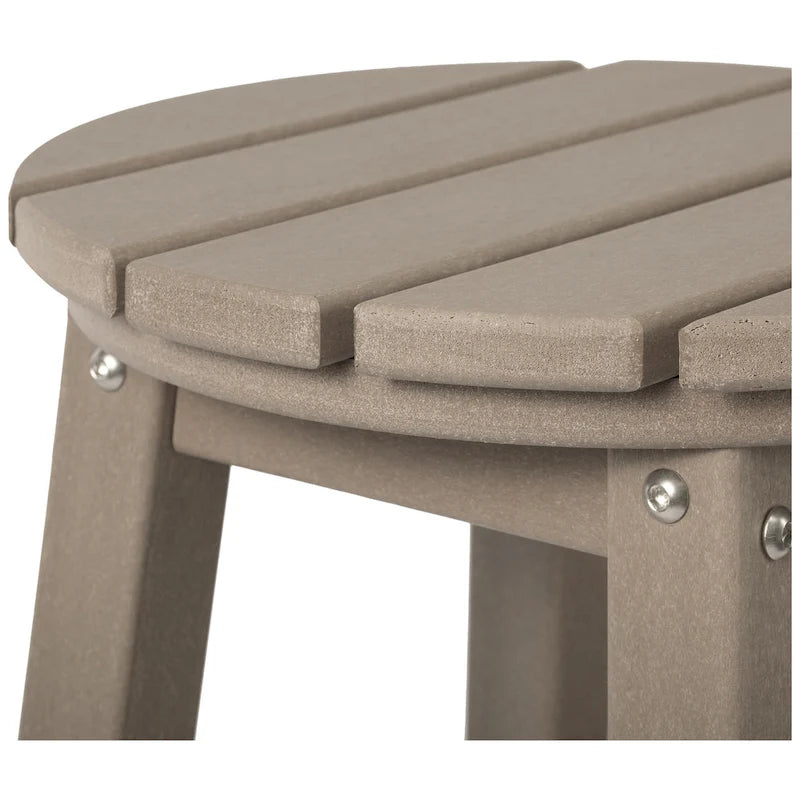 Polytrends Laguna Hdpe All Weather Outdoor Patio 29  Round Bar Stool