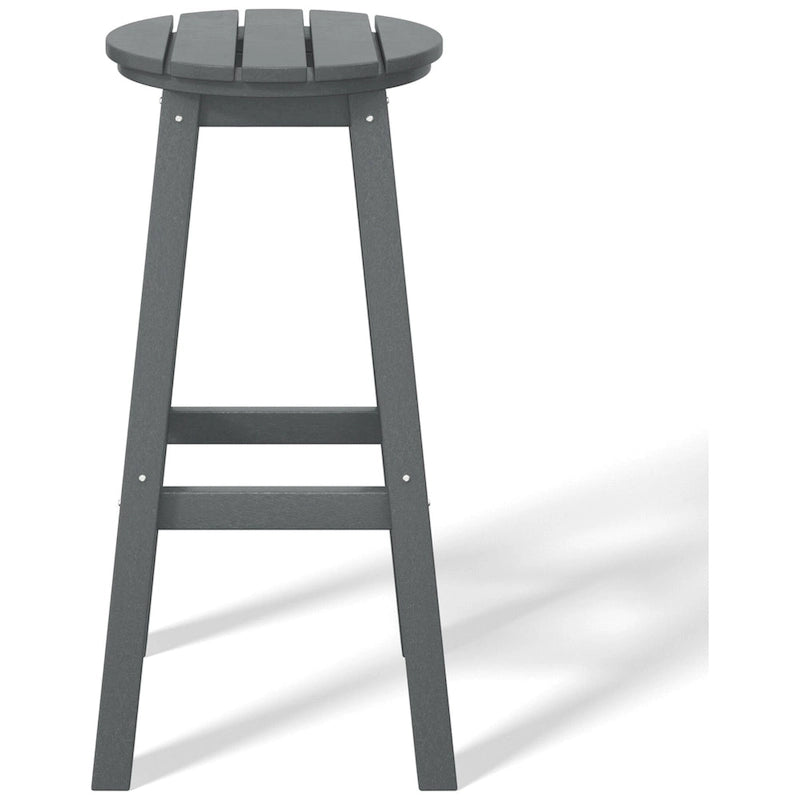 Polytrends Laguna Hdpe All Weather Outdoor Patio 29  Round Bar Stool