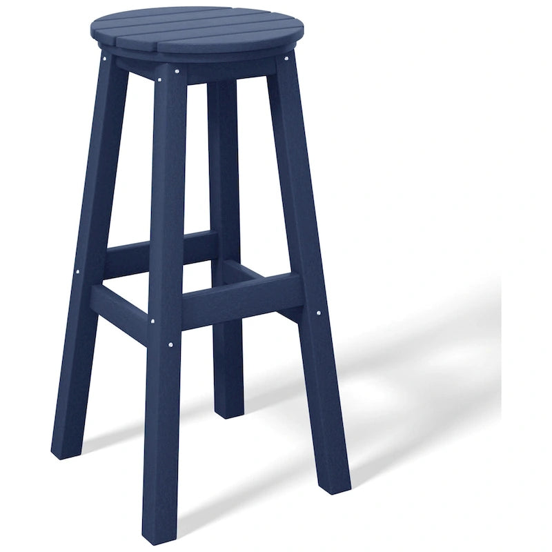 Polytrends Laguna Hdpe All Weather Outdoor Patio 29  Round Bar Stool