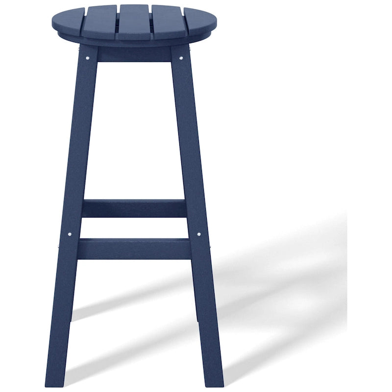 Polytrends Laguna Hdpe All Weather Outdoor Patio 29  Round Bar Stool