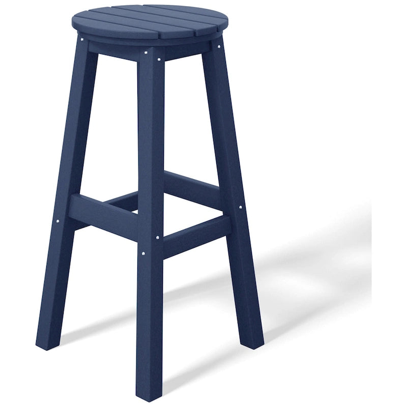 Polytrends Laguna Hdpe All Weather Outdoor Patio 29  Round Bar Stool