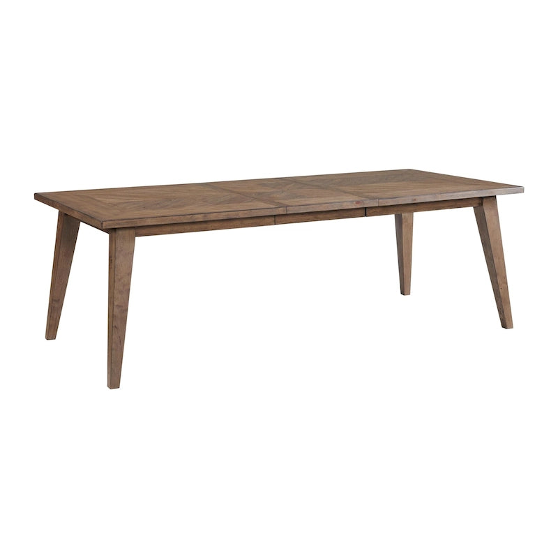 Extendable Dining Table with Self-Storing Leaf – Mocha, Seats 4