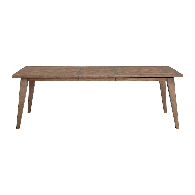 Extendable Dining Table with Self-Storing Leaf – Mocha, Seats 4