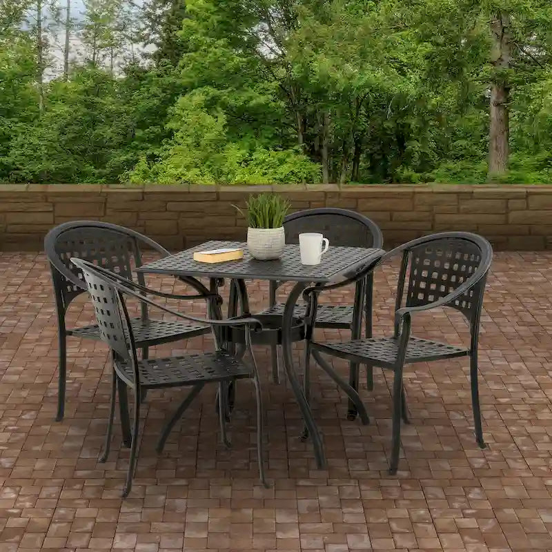 Bourton Collection All-Weather Dining Table by National Tree Company - 32 inches
