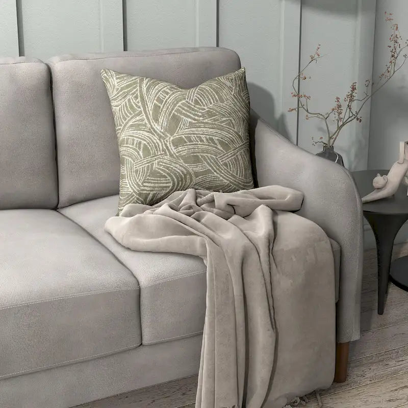 Grey Velvet Loveseat – 2-Seat, 52"