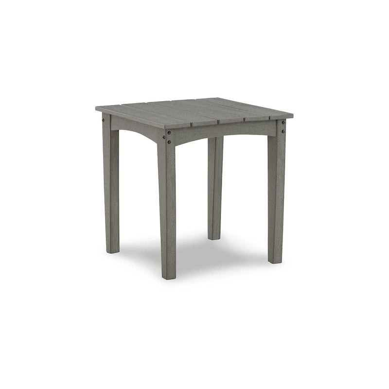 Signature Design by Ashley Visola Gray Outdoor Adirondack Chair and End Table - 31 W x 33 D x 37 H