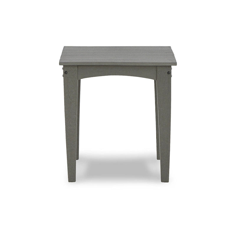Signature Design by Ashley Visola Gray Outdoor Adirondack Chair and End Table - 31 W x 33 D x 37 H