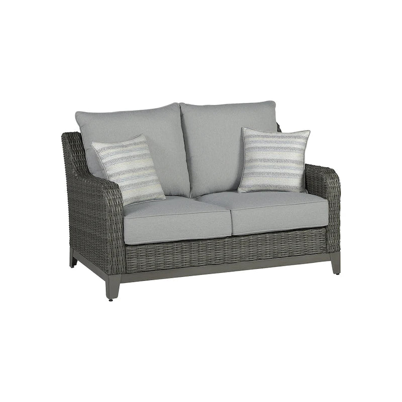 Signature Design by Ashley Elite Park Outdoor Loveseat - 57 W x 36 D x 33 H
