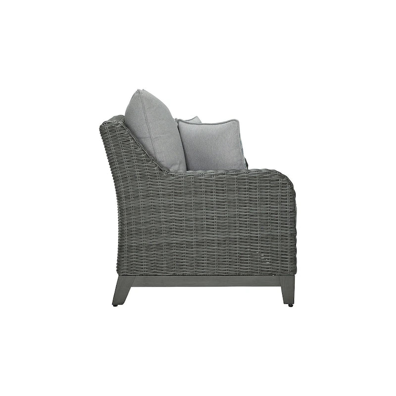 Signature Design by Ashley Elite Park Outdoor Loveseat - 57 W x 36 D x 33 H