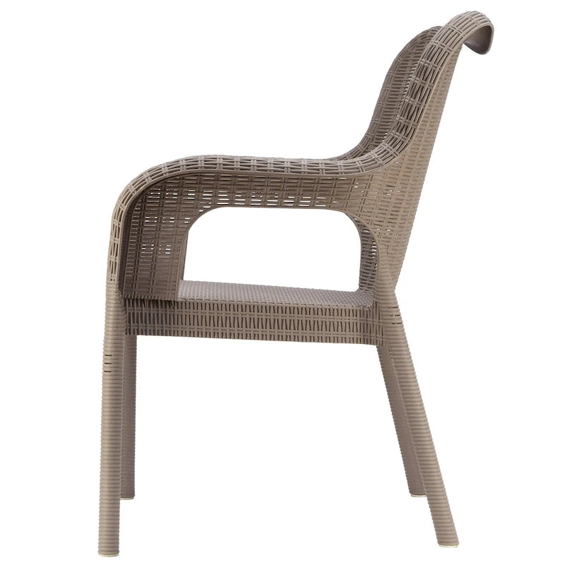 Dorset Collection All-Weather Stacking Chairs by National Tree Company - 35 inches
