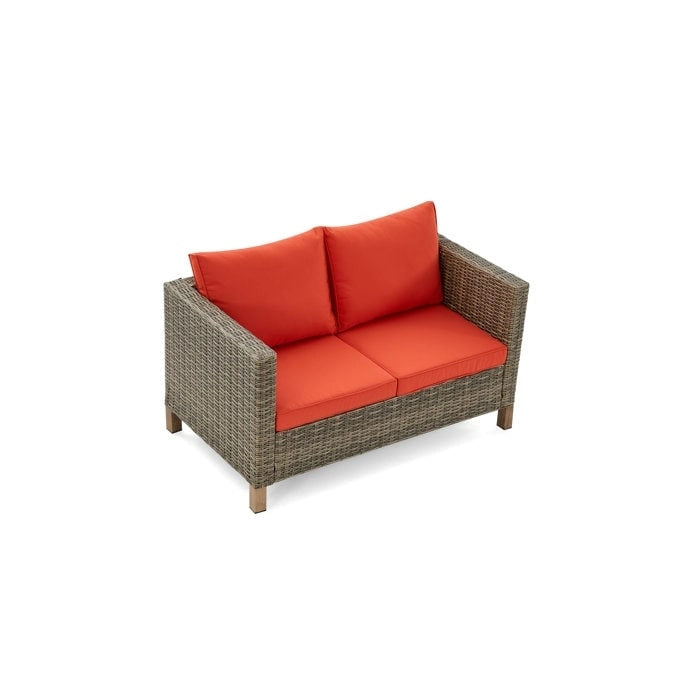 6 Piece Sectional Seating Group with Cushions