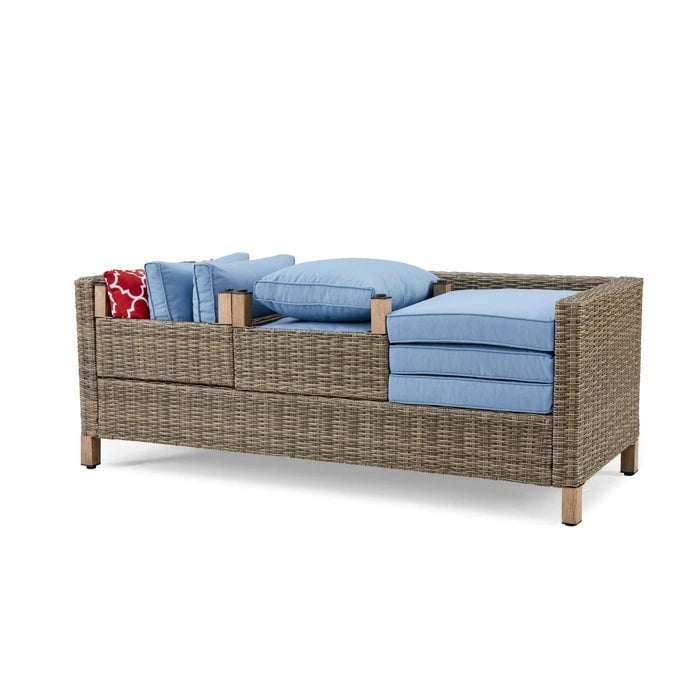 6 Piece Sectional Seating Group with Cushions