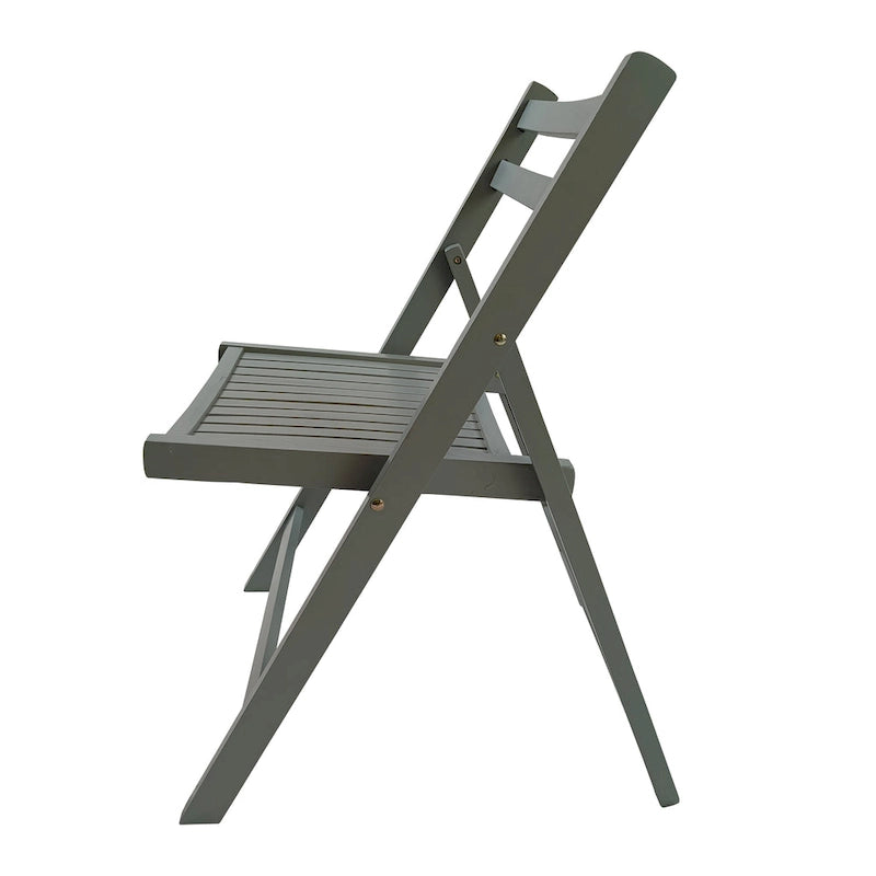 Furniture Slatted Wood Folding Special Event Chair,Set of 4