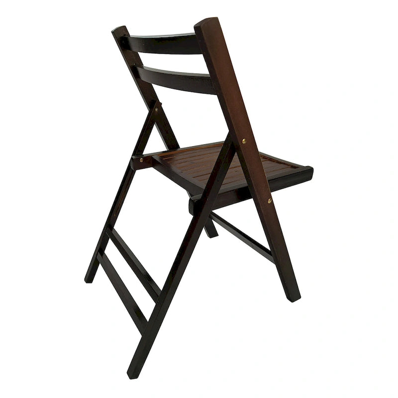 Furniture Slatted Wood Folding Special Event Chair,Set of 4