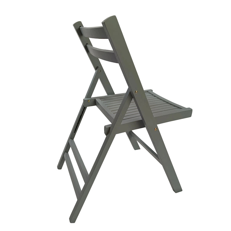 Furniture Slatted Wood Folding Special Event Chair,Set of 4