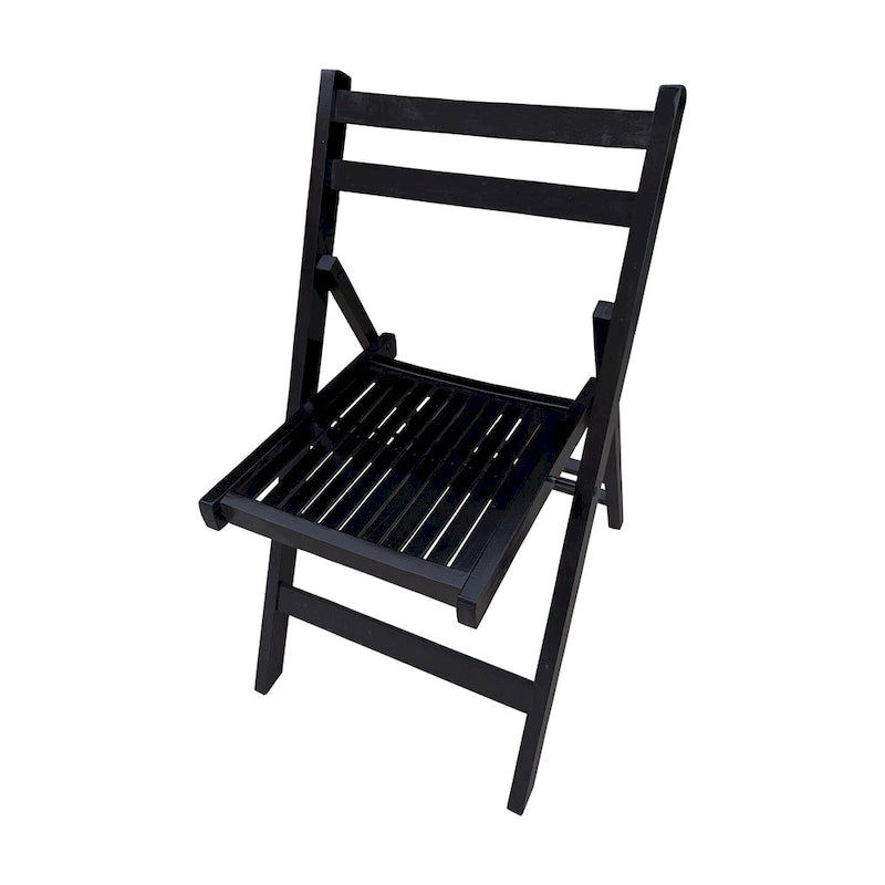 Furniture Slatted Wood Folding Special Event Chair,Set of 4