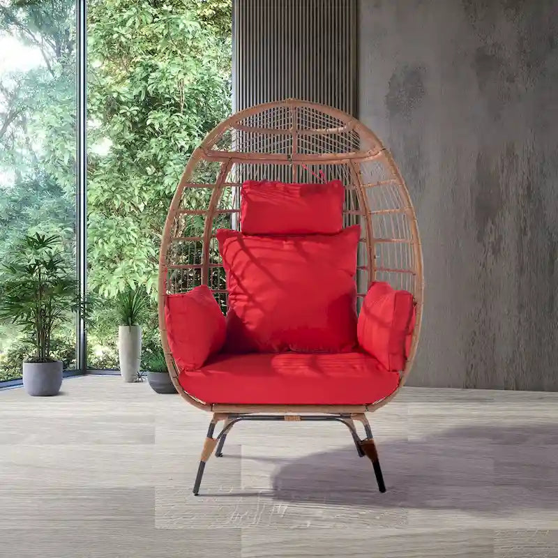Outdoor Garden Rattan Egg Swing Chair Hanging Chair