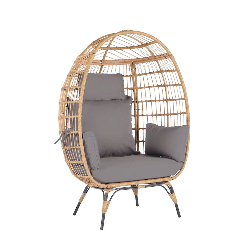 Outdoor Garden Rattan Egg Swing Chair Hanging Chair