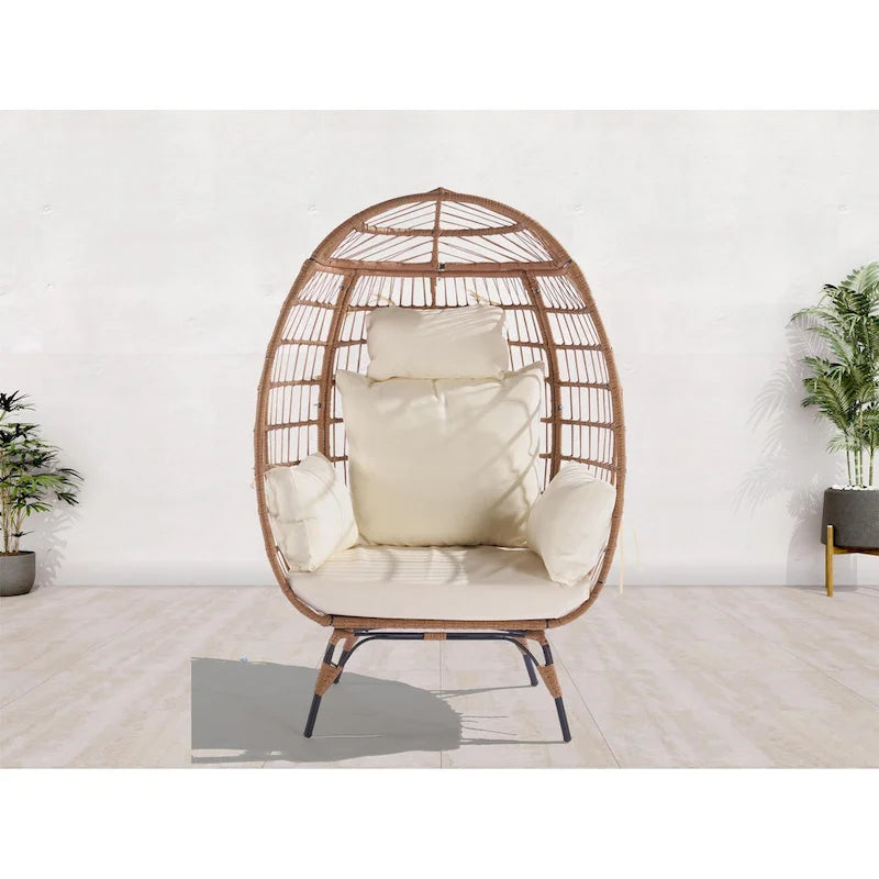 Outdoor Garden Rattan Egg Swing Chair Hanging Chair