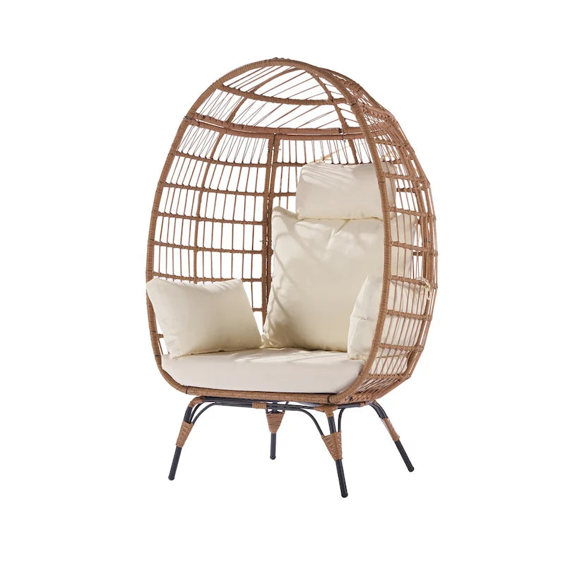 Outdoor Garden Rattan Egg Swing Chair Hanging Chair