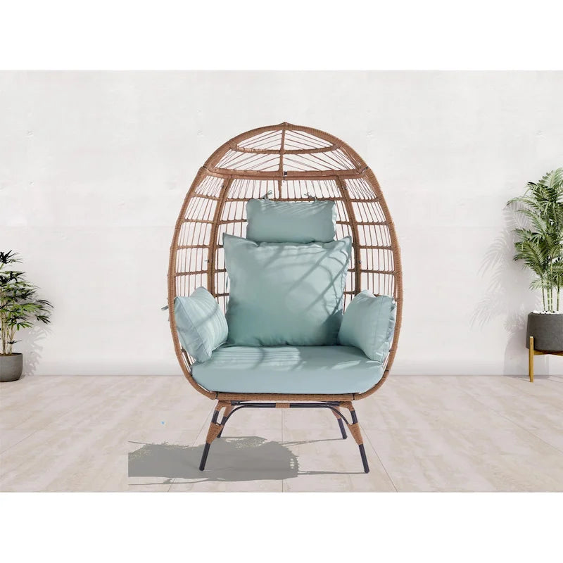 Outdoor Garden Rattan Egg Swing Chair Hanging Chair