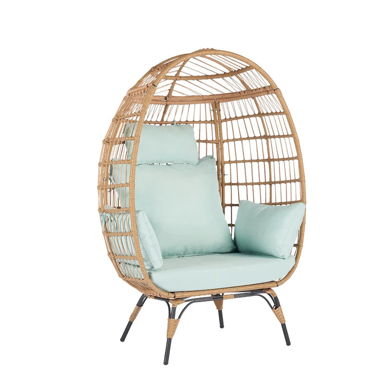 Outdoor Garden Rattan Egg Swing Chair Hanging Chair