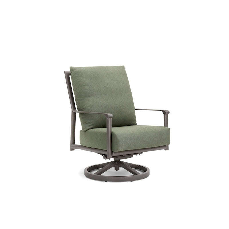 Aspen Cushion Outdoor Resort-Grade Sunbrella High Back Swivel Rocker Lounge Chair