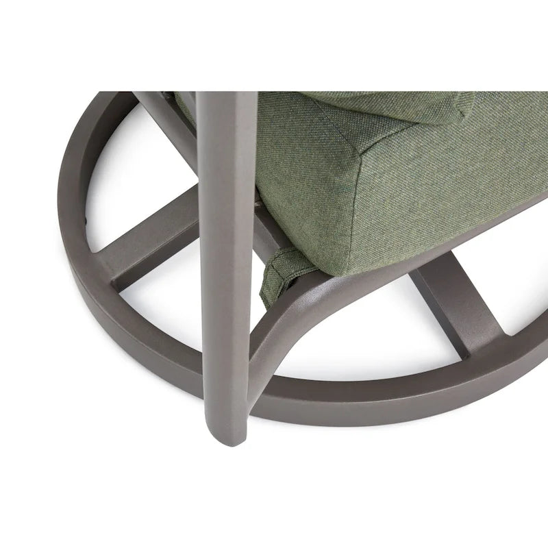 Aspen Cushion Outdoor Resort-Grade Sunbrella High Back Swivel Rocker Lounge Chair