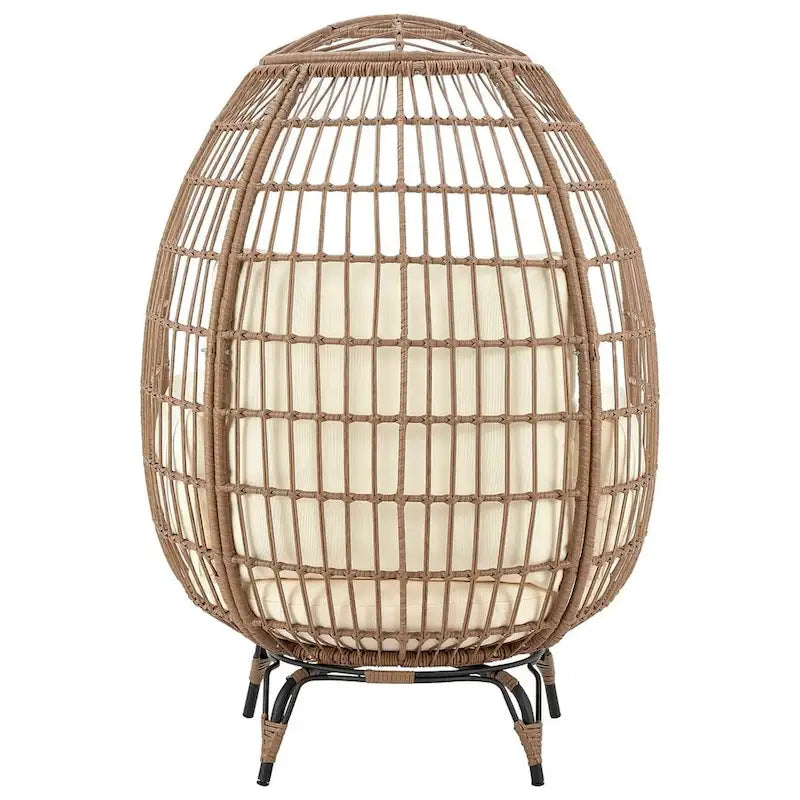 Manhattan Comfort Spezia Freestanding Rattan Outdoor Egg Chair