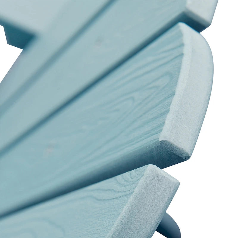 OVIOS Plastic Wood Adirondack Outdoor Patio Chair Set of 2