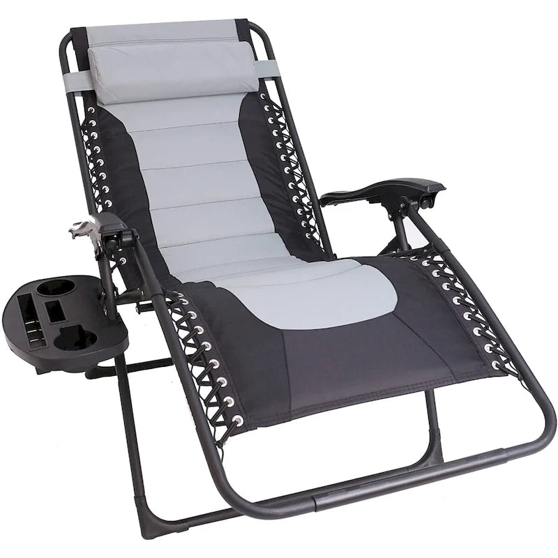 Outdoor Pool Patio Beach Yard Garden Oversized Padded Zero Gravity Chair