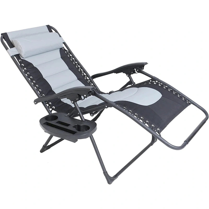 Outdoor Pool Patio Beach Yard Garden Oversized Padded Zero Gravity Chair