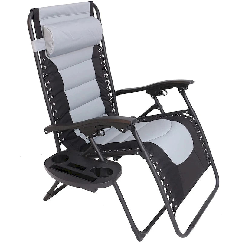 Outdoor Pool Patio Beach Yard Garden Oversized Padded Zero Gravity Chair