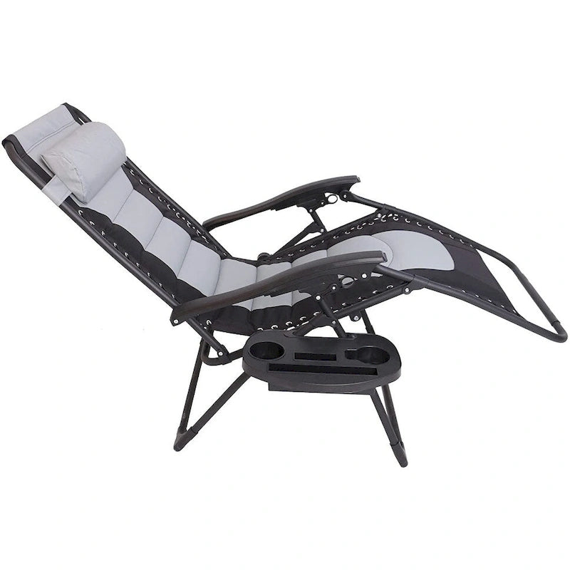 Outdoor Pool Patio Beach Yard Garden Oversized Padded Zero Gravity Chair