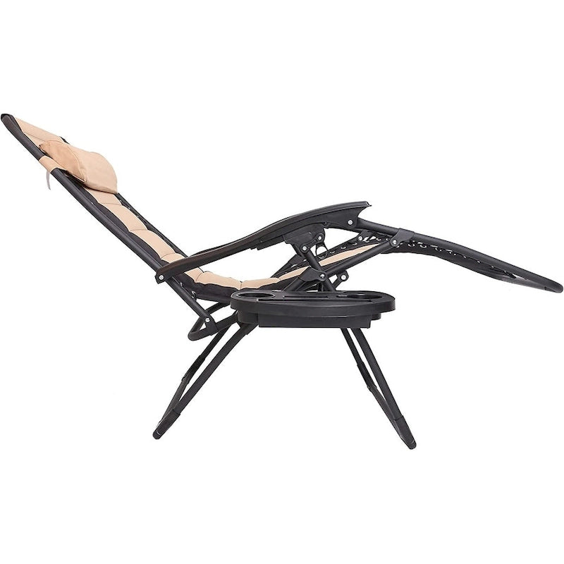 Outdoor Pool Patio Beach Yard Garden Oversized Padded Zero Gravity Chair