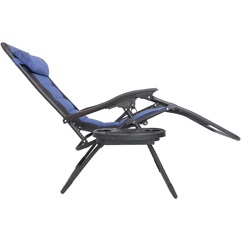 Outdoor Pool Patio Beach Yard Garden Oversized Padded Zero Gravity Chair