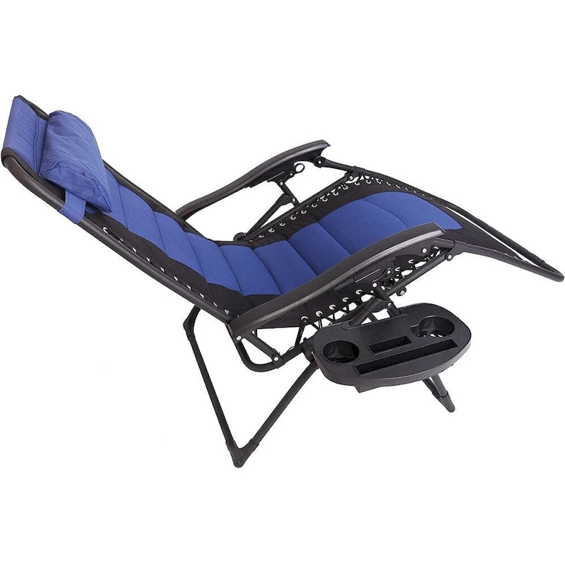 Outdoor Pool Patio Beach Yard Garden Oversized Padded Zero Gravity Chair