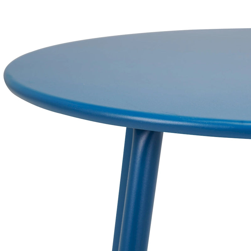 Round Steel Outdoor Side Table