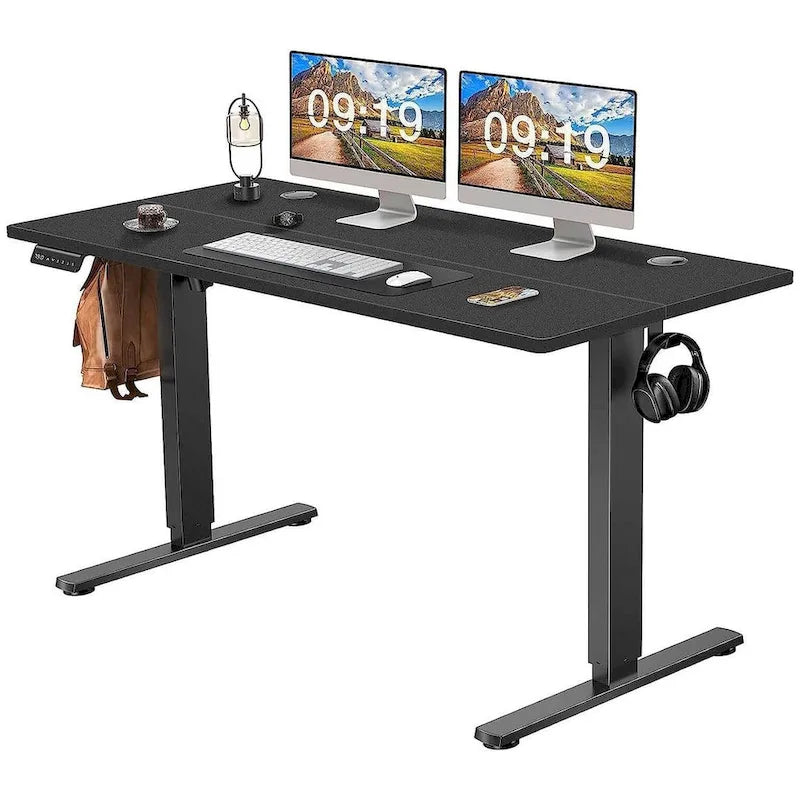 Electric Height Adjustable Standing Desk – Yellow / Black / White / Brown, 4 Sizes